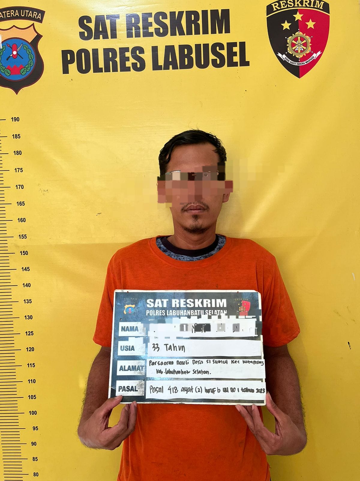 Satreskrim Polres Labusel Tangkap Guru Terduga Pelaku Pencabulan Anak Setelah Tujuh Bulan Buron, Polisi Tekankan Perlindungan Korban.