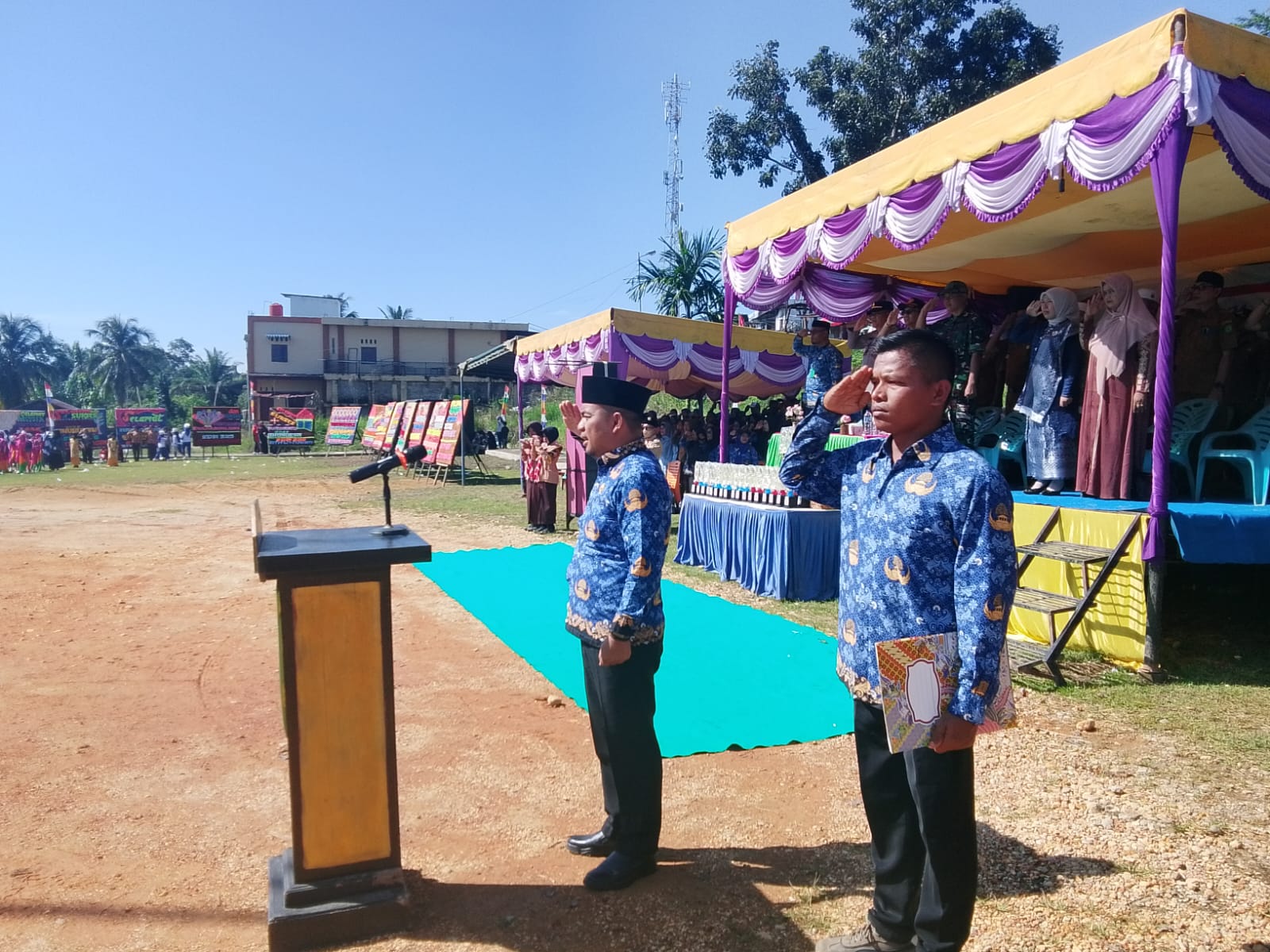 Peringatan Hardiknas di Sinunukan Berlangsung Meriah, Camat Bacakan Amanat Menteri Pendidikan