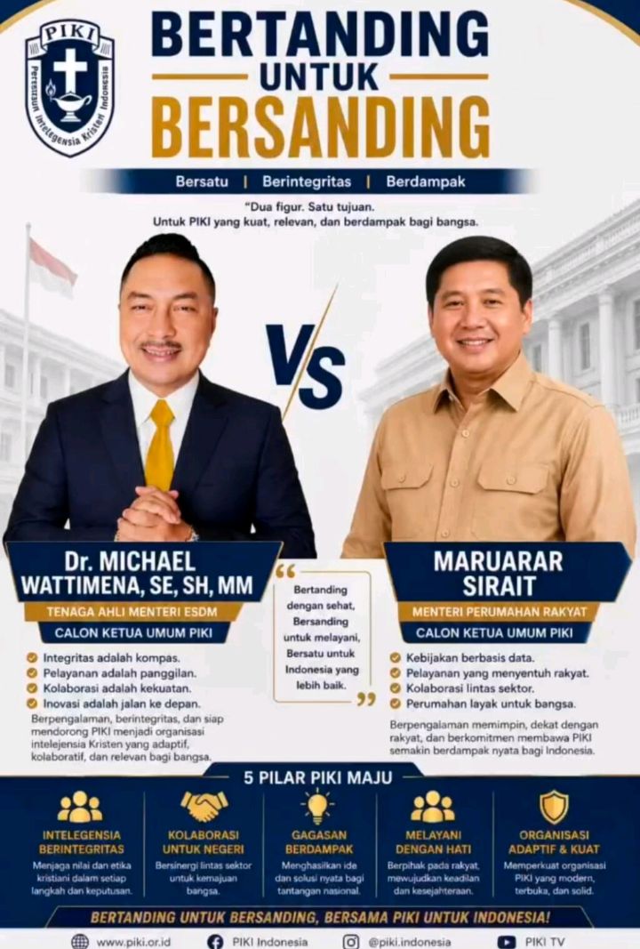 Kongres PIKI 2026 Tetapkan Maruarar Sirait sebagai Ketum.