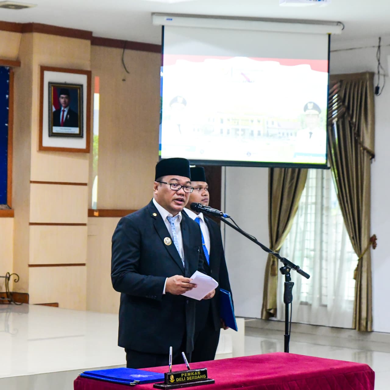 Bupati Deli Serdang Lantik 29 Pejabat dan Kepala Sekolah, Tekankan Evaluasi Kinerja dan Integritas