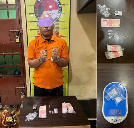 Polsek Gebang Tangkap Pengedar Sabu di Paya Bengkuang