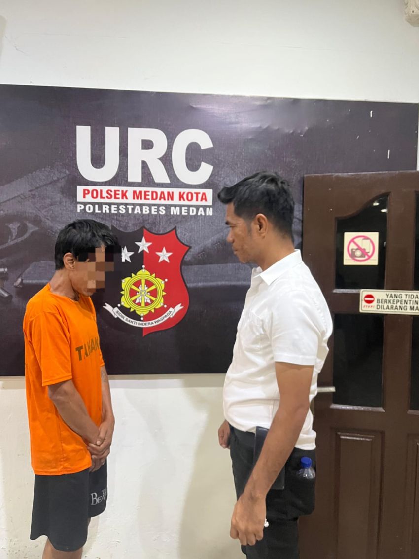 3 Kali Beraksi Residivis Curanmor Bersama Rekannya Ditangkap Polsek Medan Kota.