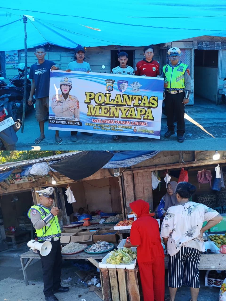 Humanis dan Edukatif, Satlantas Polres Labusel Sapa Masyarakat Melalui “Polantas Menyapa.