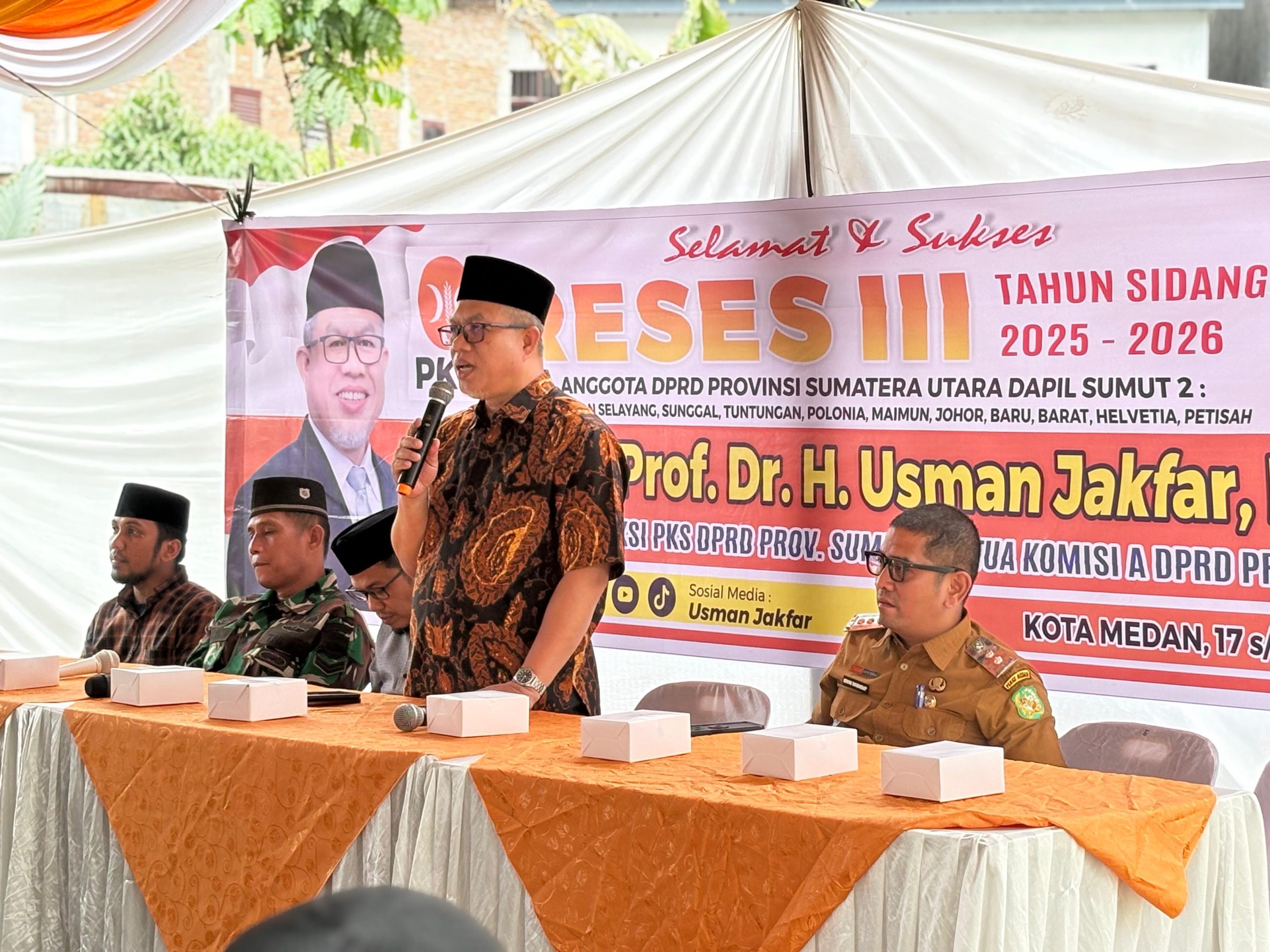 Reses III Tahun Sidang II 2025–2026, Ketua Komisi A DPRD Sumut : Usman Jakfar Tindaklanjuti Aspirasi Warga Tentang Air Bersih.