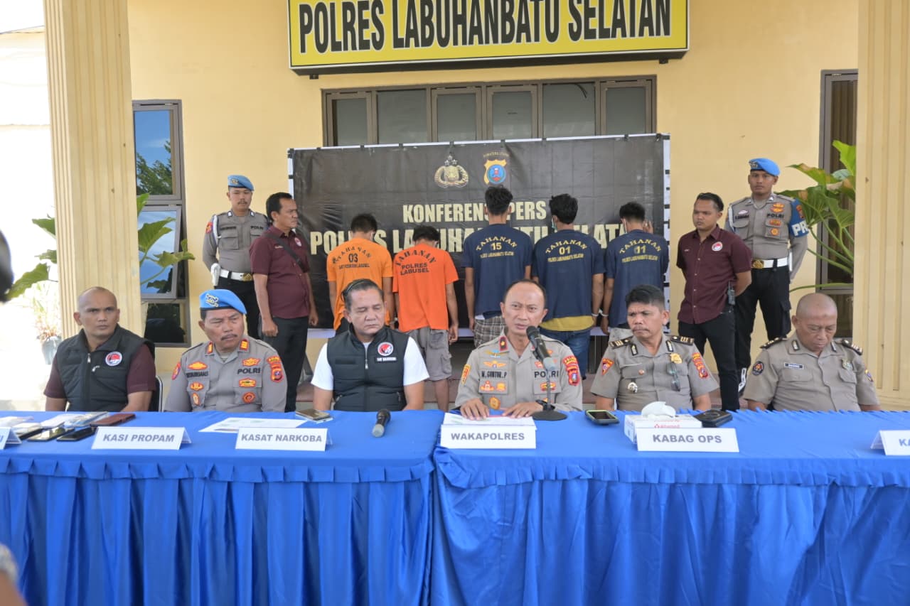 Selamatkan Generasi Bangsa Dalam Operasi Antik 2026, Polres Labusel Ungkap 30 Kasus Narkoba dan Amankan 36 Tersangka.