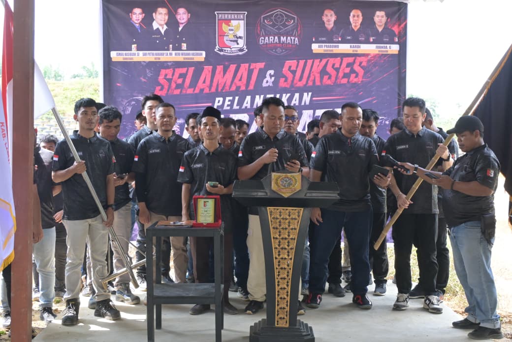 Kapolres Labusel Hadiri Pelantikan Gara Mata Shooting Club Labusel, Dorong Pembinaan Atlet Menembak.