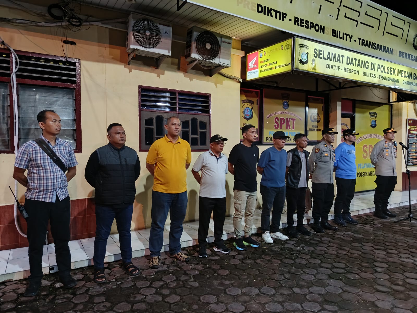 Jaga Kondusivitas Malam Minggu ,Tim Tiga Pilar Gelar Patroli Skala Besar ‘SIGAMBAR”