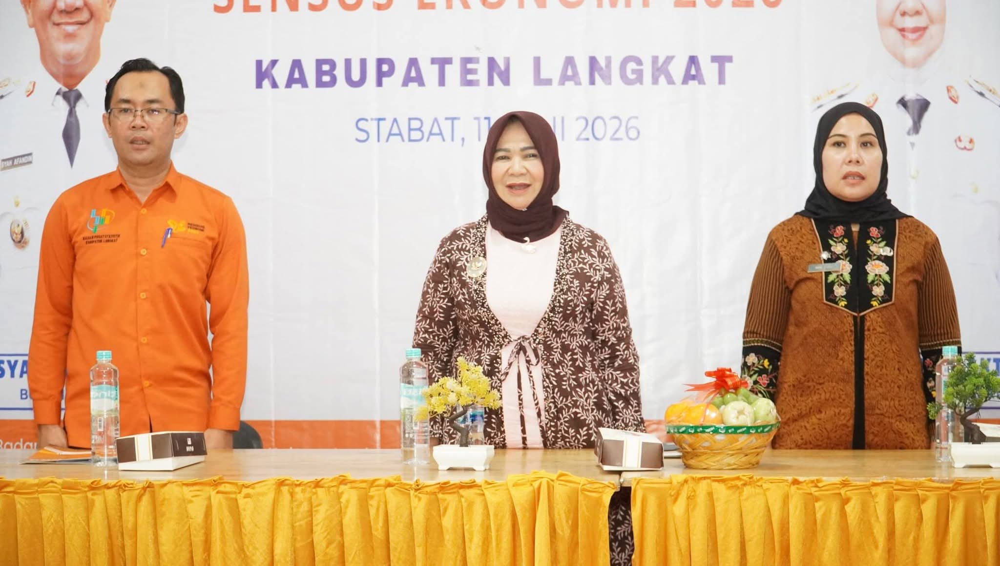 Pemkab Langkat Dukung Penuh Pelaksanaan Sensus Ekonomi 2026 di Langkat.