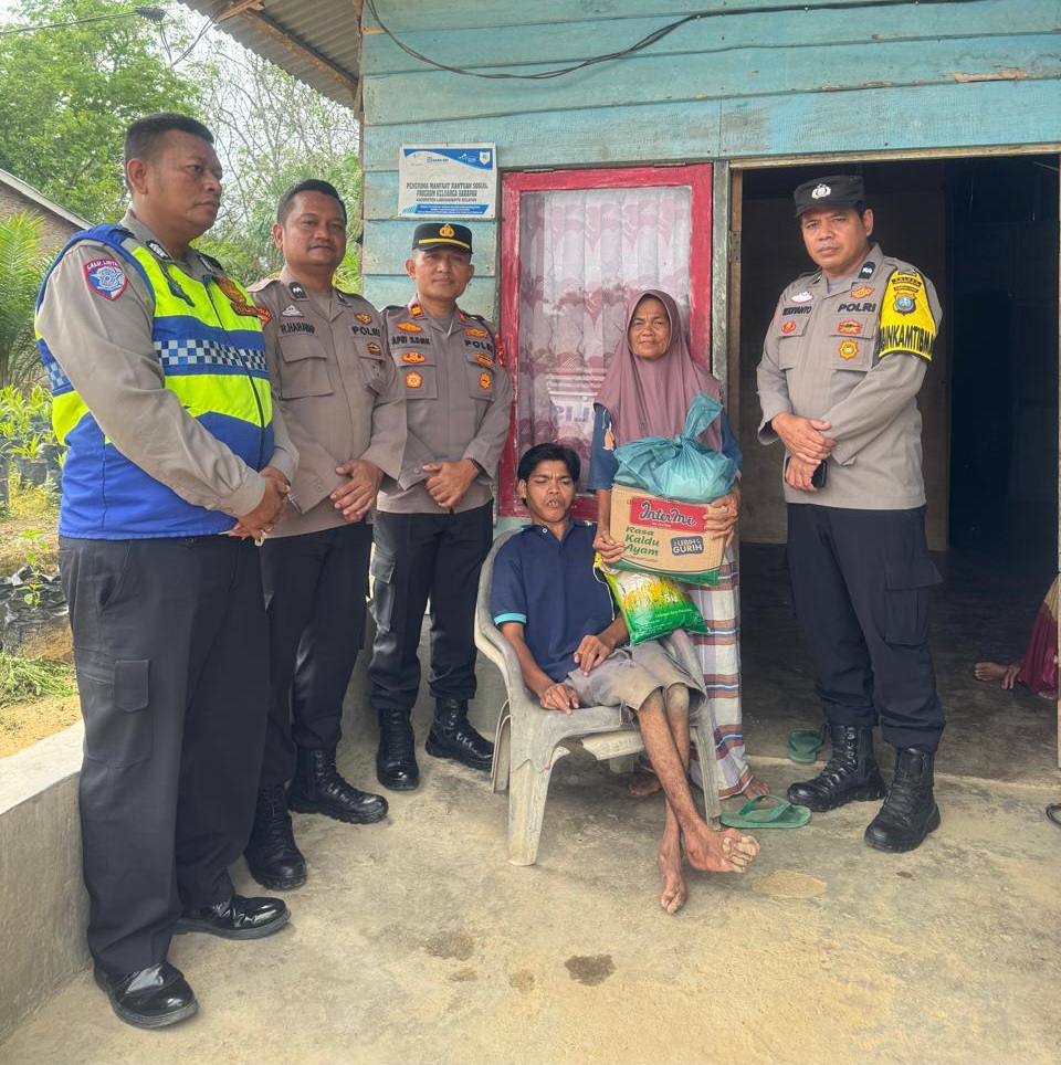 Sambut HUT Bhayangkara ke 80 Tahun 2026, Polsek Sungai Kanan Salurkan Bantuan Sosial Untuk Warga Kurang Mampu.