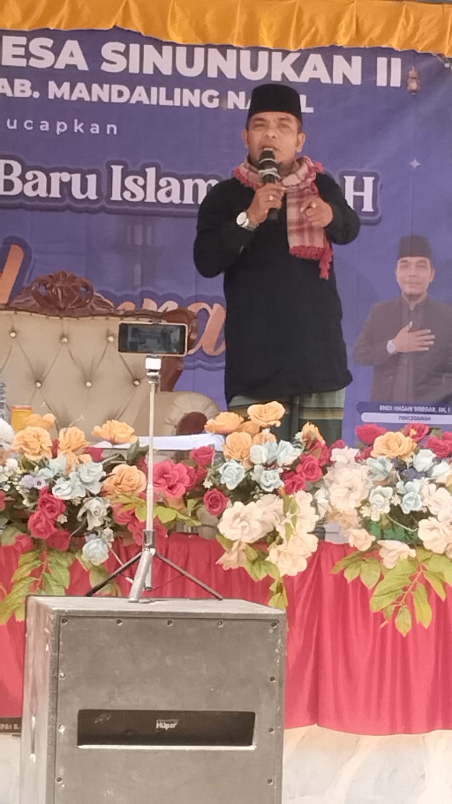SAMBUT TAHUN BARU ISLAM 1 MUHARAM, DESA SINUNUKAN II GELAR PENGAJIAN AKBAR.