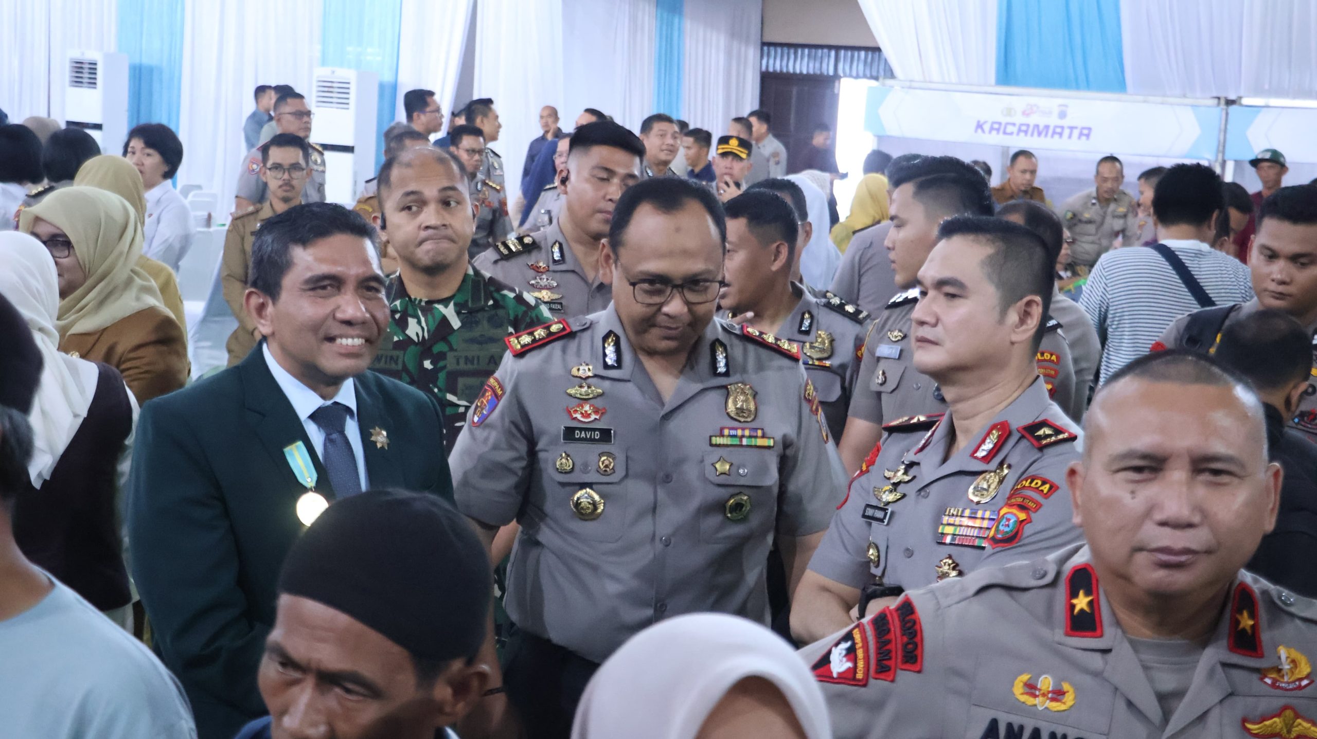 Kapolres Langkat Dukung Sukses Bakti Kesehatan Polda Sumut, Ribuan Masyarakat Antusias Ikuti Pelayanan Gratis.