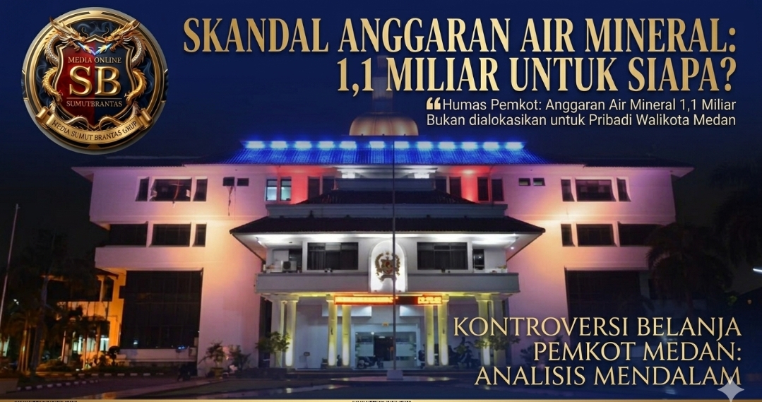 Anggaran Air Mineral Rp1,1 Miliar Bukan Dialokasikan Khusus untuk Pribadi Wali Kota Medan