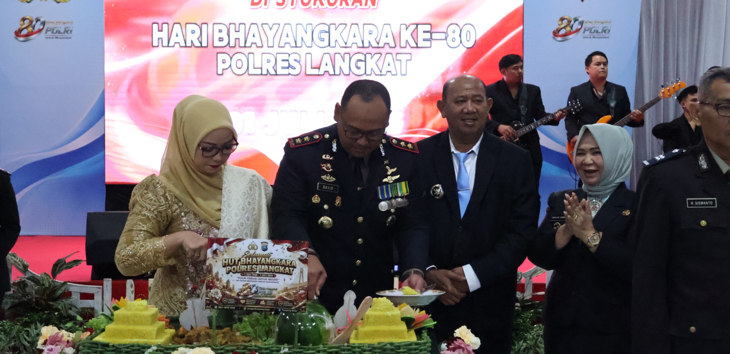 Tasyukuran Hari Bhayangkara Ke-80, Kapolres Langkat Tegaskan Komitmen Polri Hadir untuk Masyarakat.
