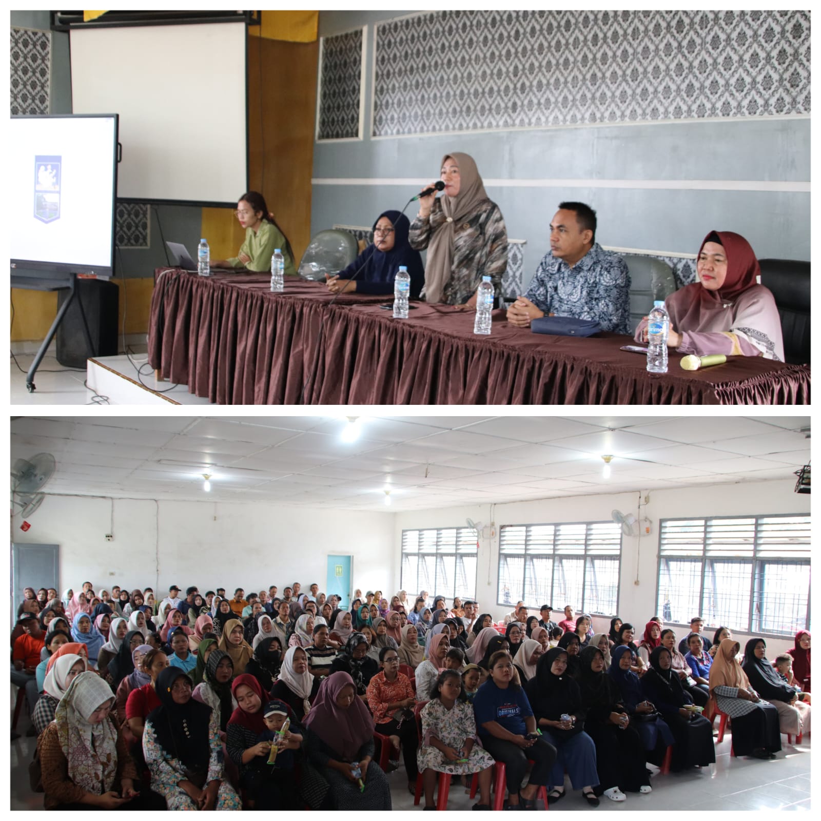 Orang Tua Murid,Hadiri Pembukaan MPLS SMA Negeri 1 Air Putih.
