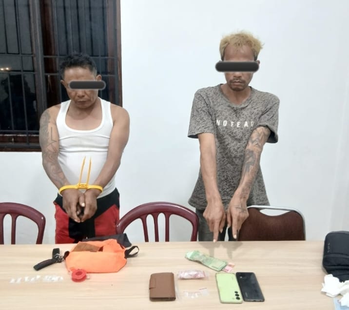 Polsek Berastagi Ungkap Kasus Sabu Di Kos Kosan, 2 Tersangka Diamankan, 3 Pengguna Direhabilitasi.