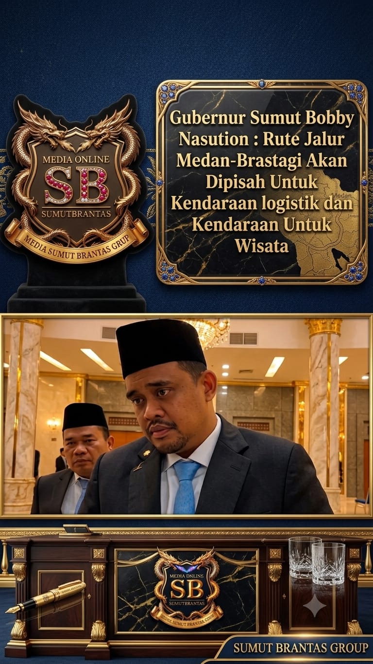 Gubernur Sumut Bobby Nasution: Rute Medan–Berastagi Akan Dipisah untuk Kendaraan Logistik dan Kendaraan Wisata.