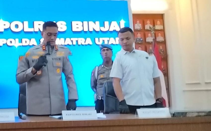 Satreskrim Polres Binjai Ungkap Aksi Pencurian Di Kuil Sikh, 4 Pelaku Ditangkap.
