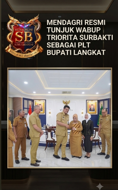 Mendagri Resmi Tunjuk Wabup Tiorita Surbakti Sebagai Plt Bupati Langkat.