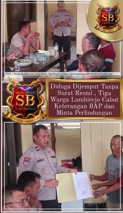 Diduga Dijemput Tanpa Surat Resmi, Tiga Warga Lumbirejo Cabut Keterangan BAP dan Minta Perlindungan