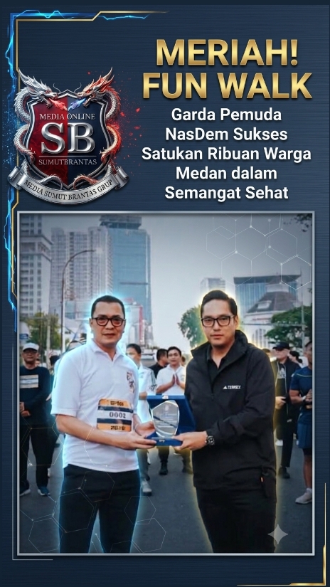 Defri Noval Pasaribu: Fun Walk Garda Pemuda NasDem Wujudkan Semangat Hidup Sehat dan Kebersamaan