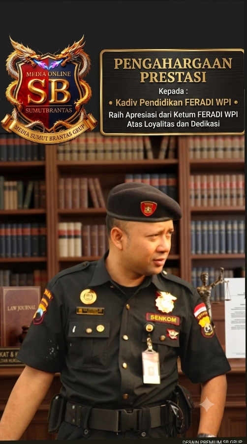 Kadiv Pendidikan FERADI WPI Eko Affandy, Raih Apresiasi dari Ketum FERADI WPI atas Loyalitas dan Dedikasi