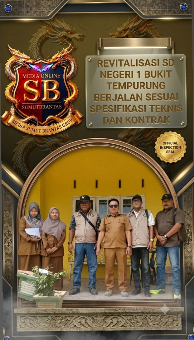 REVITALISASI SD NEGERI 1 BUKIT TEMPURUNG BERJALAN SESUAI SPESIFIKASI TEKNIS DAN KONTRAK