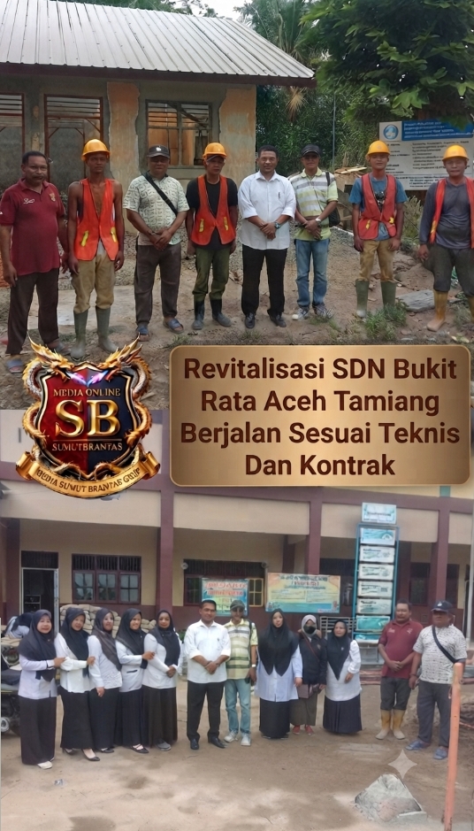 REVITALISASI SD NEGRI DESA BUKIT RATA BERJALAN SESUAI TEKNIS DAN KONTRAK.