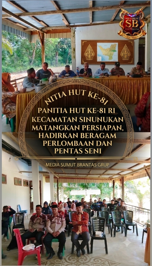 Panitia HUT ke-81 RI Kecamatan Sinunukan Matangkan Persiapan, Hadirkan Beragam Perlombaan dan Pentas Seni