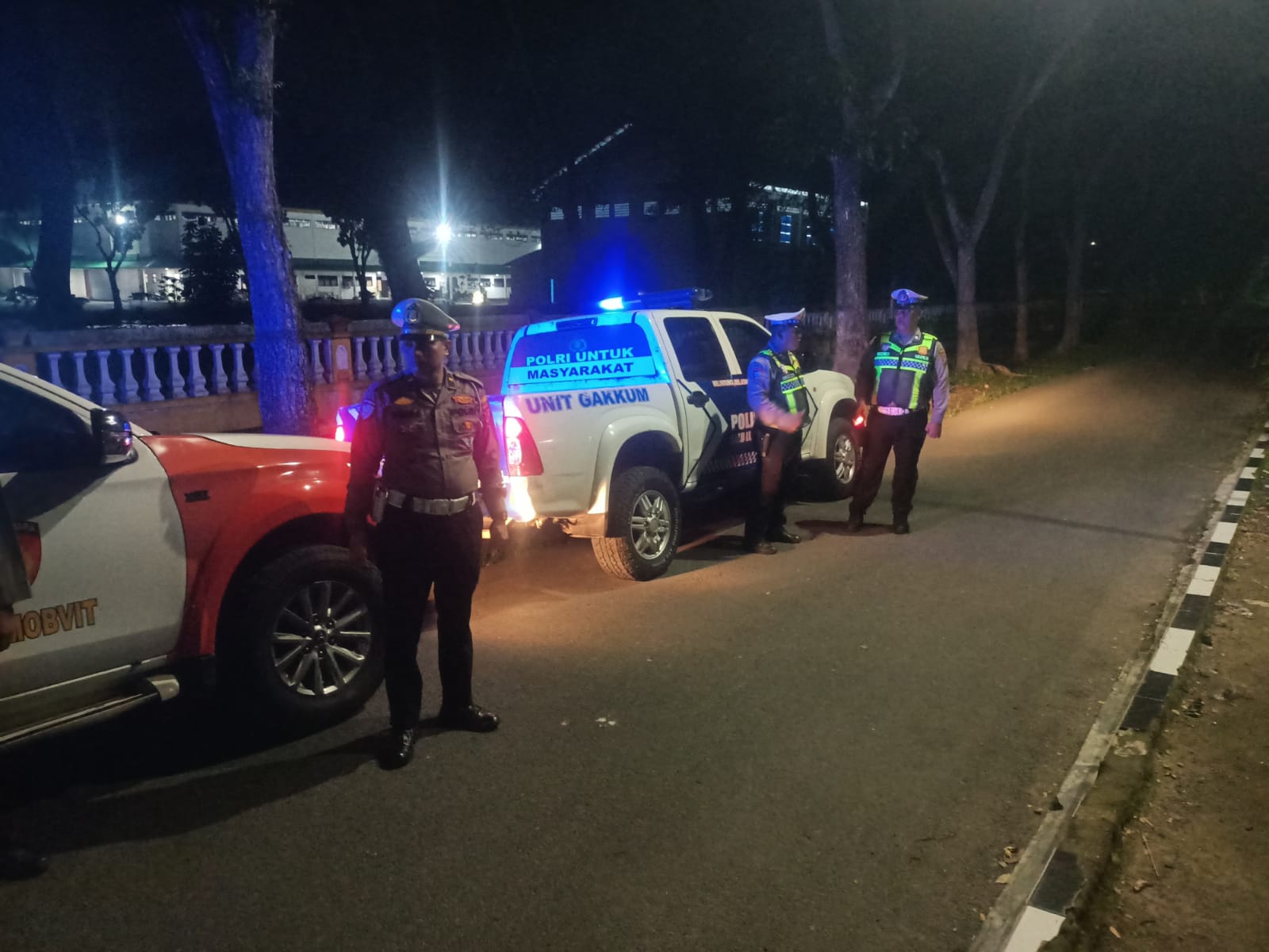 Antisipasi Geng Motor hingga Balap Liar, Satlantas Polres Langkat Gelar Patroli UKL di Stabat.