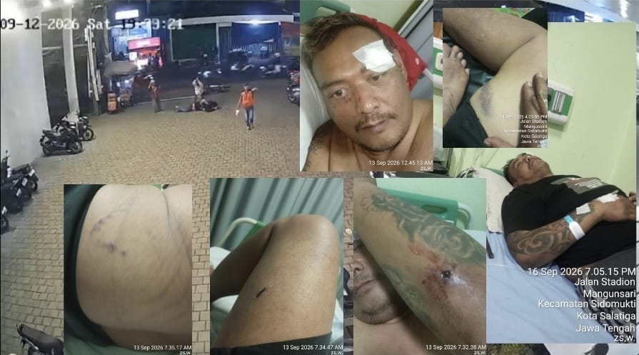 Korban Dugaan ‘Pengroyokan & Percobaan Pembunuhan’ dgn Linggis di Salatiga Dirawat di RSUD,Istri Lapor Polisi—FERADI WPI Tegaskan Kawal Hingga Tuntas.
