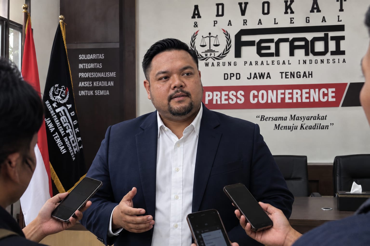 Penanganan Dugaan Kekerasan TKP Parkiran Benang Raja, Advokat Senior & Kawakan Ketua DPD FERADI WPI Jateng Minta Penyidik Bertindak Berdasarkan Alat Bukti.