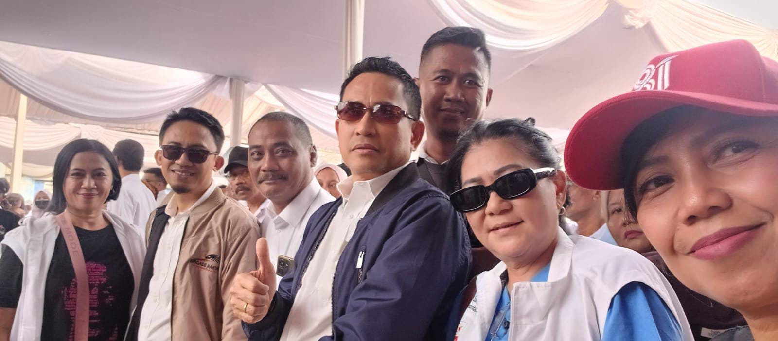 RUMAH JUANG JOKOWI (RJ2) HADIRI KUNKER BAPAK JOKOWI DI RAKORDA DPD PSI KABUPATEN BEKASI