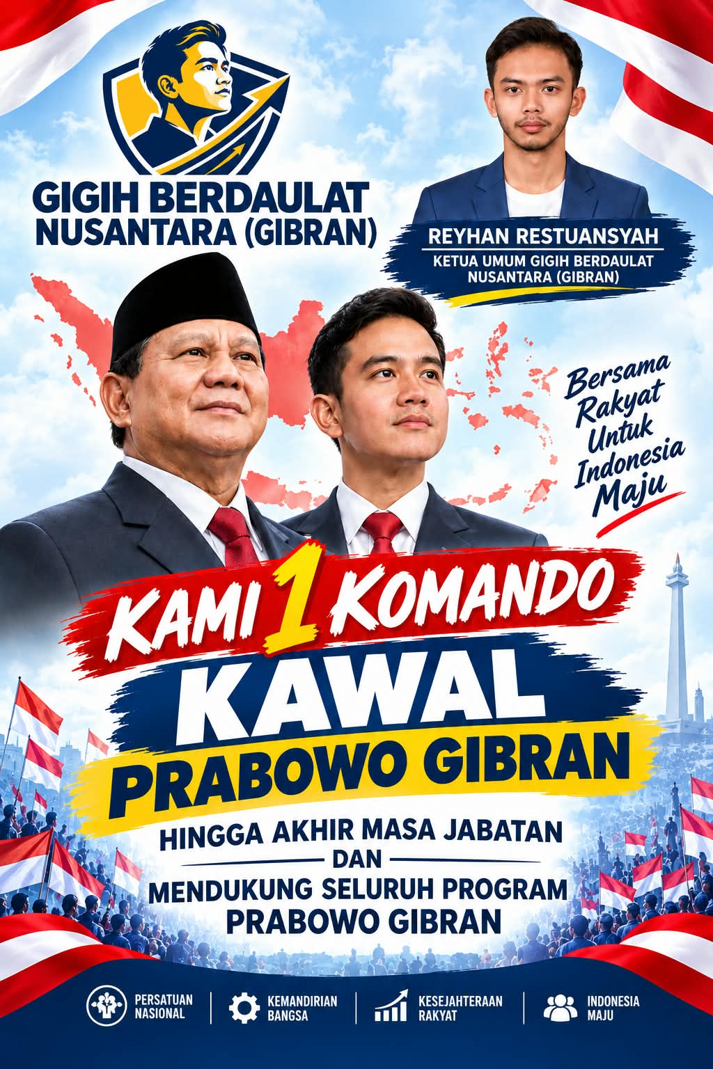 Reyhan Restuansyah Ketua Umum Aliansi Gibran, Hormati Keputusan MK.