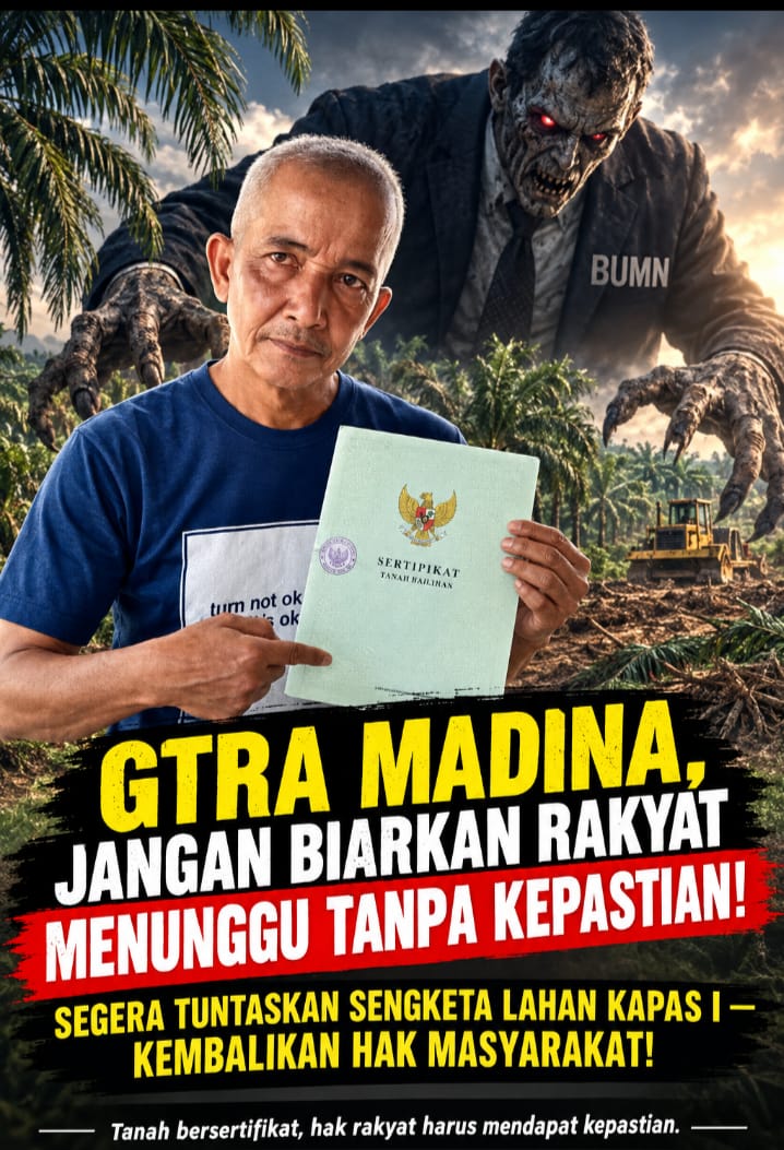 SENGKETA LAHAN U2 KAPAS I: JANGAN BIARKAN PEMERINTAH HANYA PANDAI BERJANJI, MASYARAKAT BUTUH KEPASTIAN.
