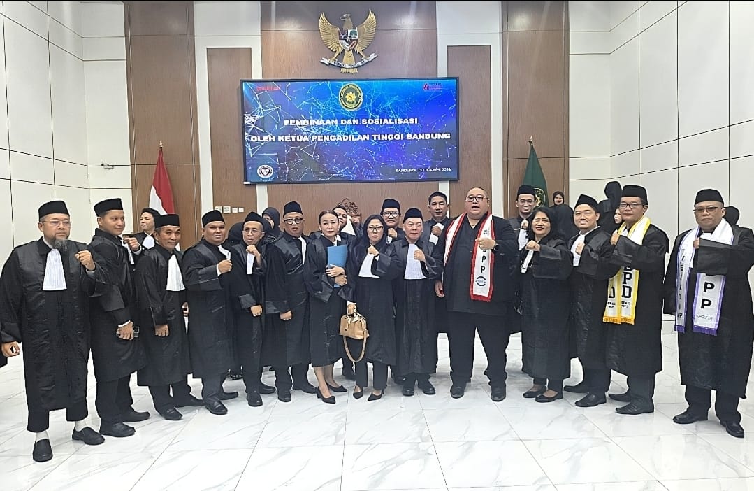 18 Advokat FERADI WPI Resmi Disumpah di Pengadilan Tinggi Bandung, Kamis 15 Oktober 2026.