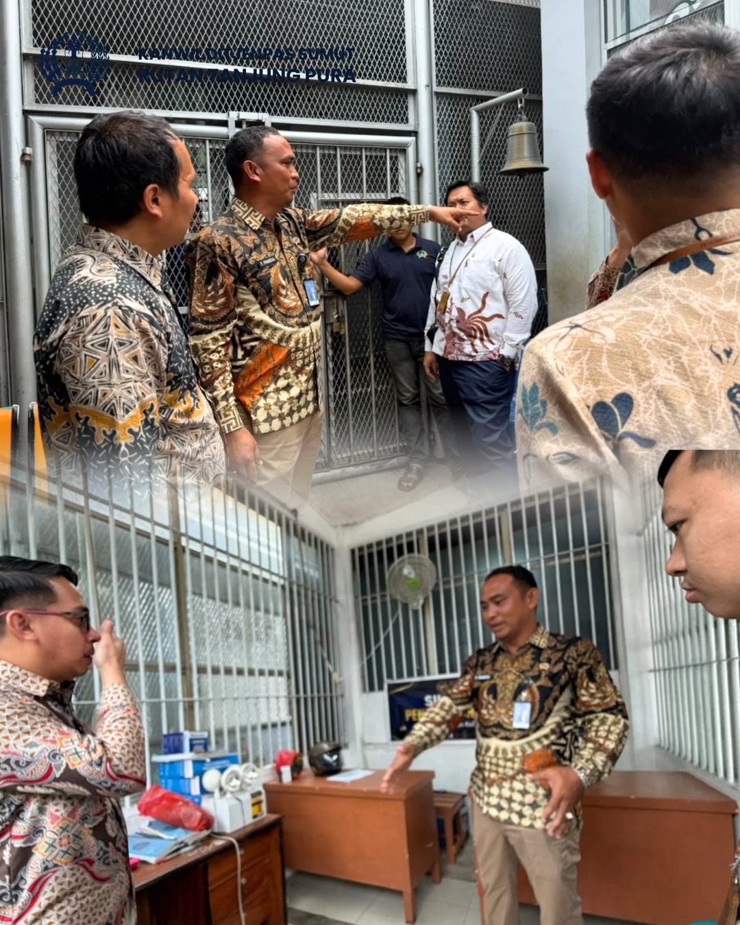 Kunjungan Hakim Pengawas dan Pengamat dari Pengadilan Negeri Stabat ke rutan Tanjung Pura dalam Rangka Pengawasan dan Pengamatan Pelaksanaan Putusan Pengadilan.