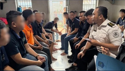 Rutan Kelas IIB Tanjung Pura Gelar Inventarisasi Masalah di Blok Hunian, Serap Aspirasi Warga Binaan.